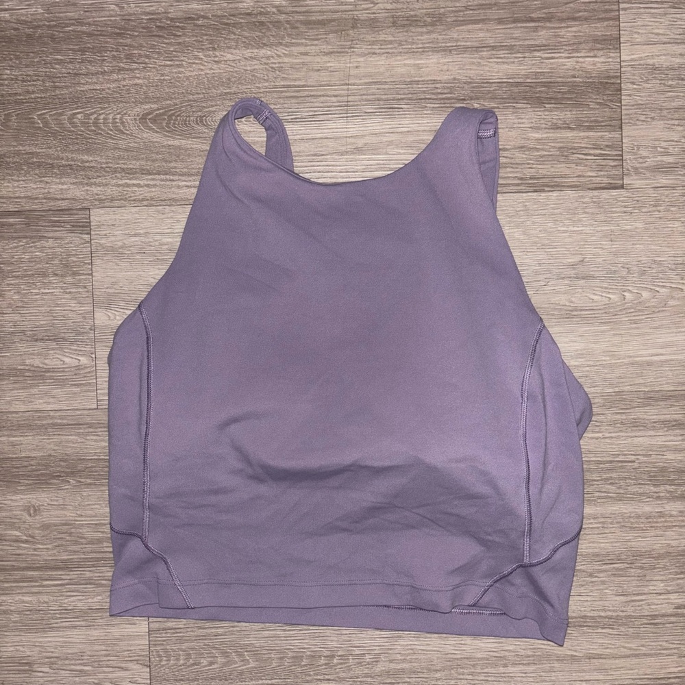 lululemon athletica align high neck cropped tank